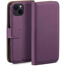 moex Book Case für iPhone 14 Klapphülle mit Kartenfach