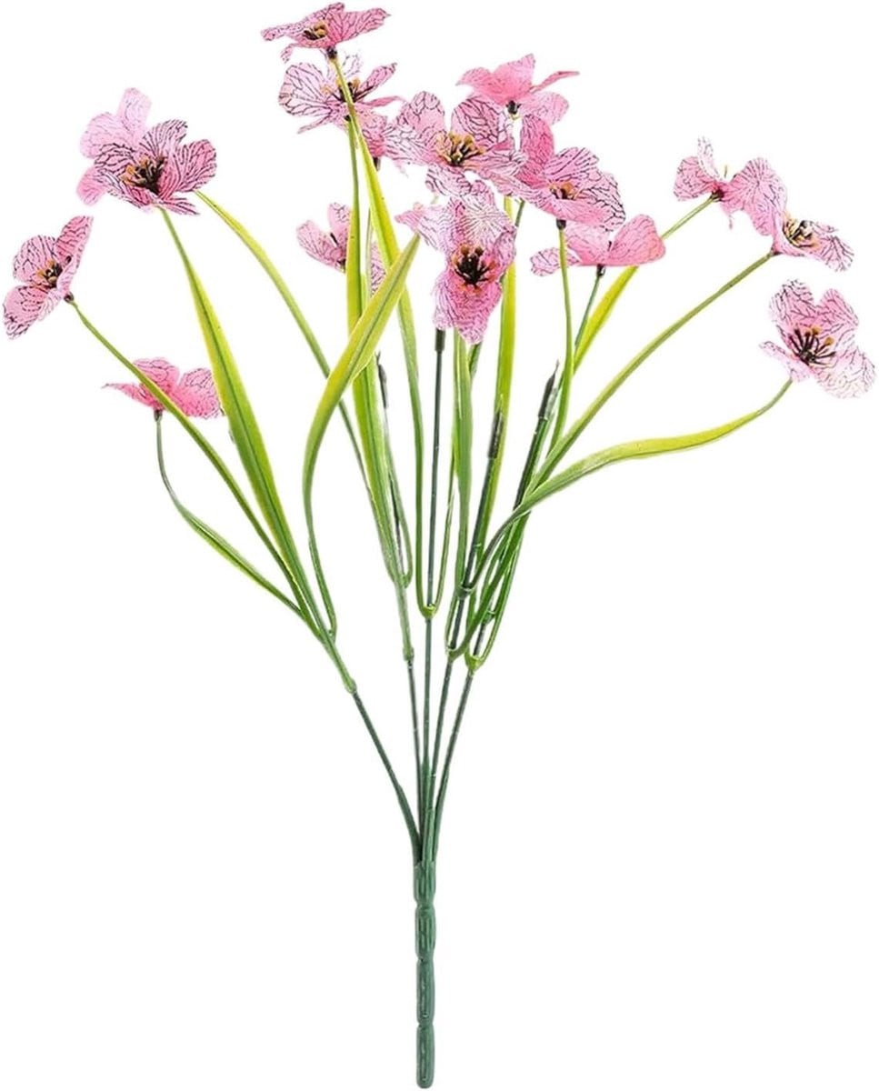 Nep Bloemen Kunstplant Decoratie Roze - 32.5 cm