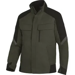 Arbeitsjacke "FRANK" - L - oliv/schwarz