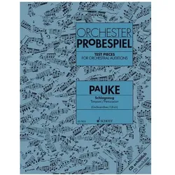 Orchester-Probespiel Pauke / Schlagzeug, Sachbücher