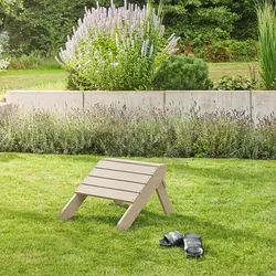 HOME DELUXE Hocker FAREA – Creme-Weiß