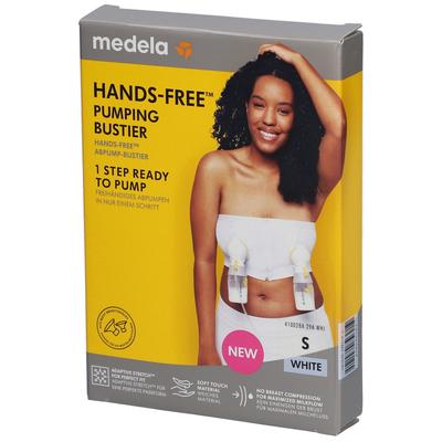 Medela hands-free pumping bustier S weiß 1 St Bustier