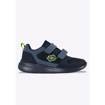 Sneaker LOTTO, Mädchen, Gr. 33, atmungsaktiv, blau (navy, midlbue), Mesh, Synthetik, Schuhe Sneaker