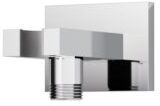 Steinberg Serie 135 Brause-Wandhalter 1351667 mit integriertem Brauseanschlussbogen, chrom