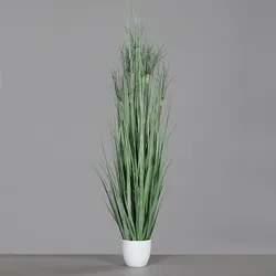 Kunstpflanze Cyperusgras (H 110 cm) - grün - H 110 cm