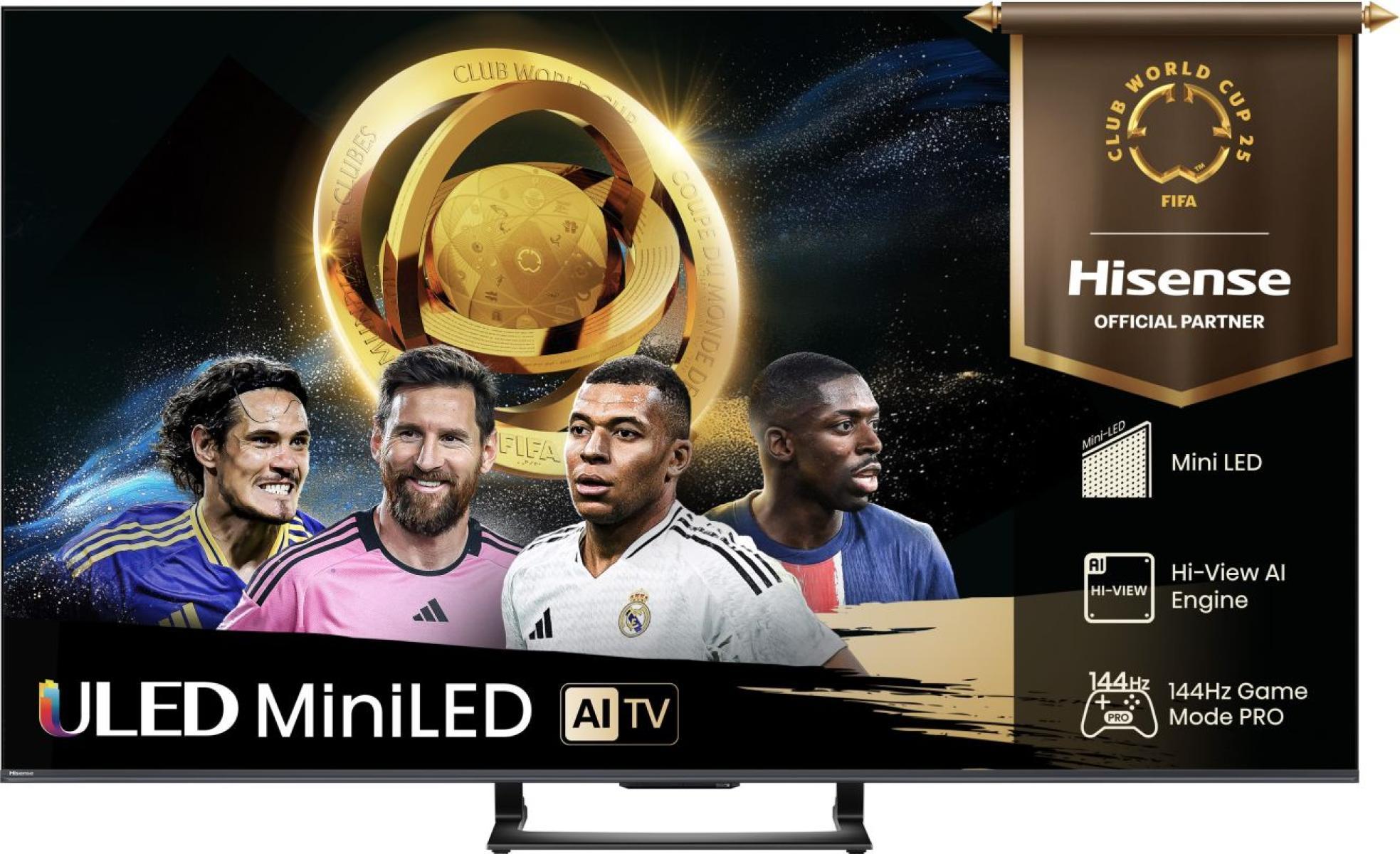 Hisense TV 50U7Q 50", Mini-LED 4K, 144Hz, 900 Nits