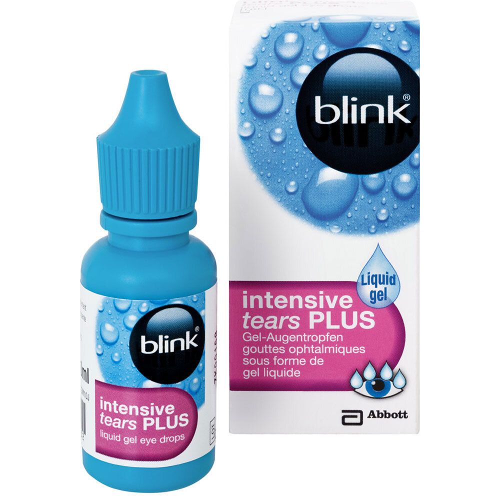 Blink intensive tears Plus Gel-Augentropfen 10 ml Augengel