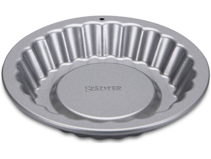 Städter We-Love-Baking Tortelett-Backform ø 10 cm / H 2 cm Silber