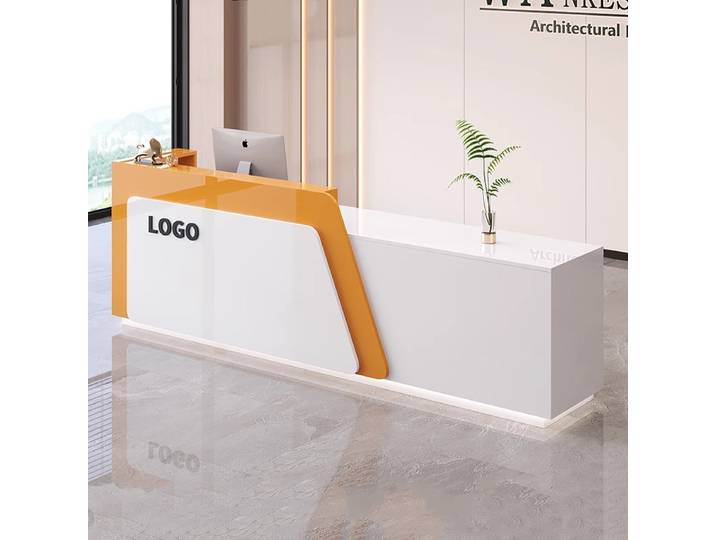 Bureau de réception personnalisé créatif Premium exquis beauté bureaux de réception à la mode luxe Bancone réception mobilier de bureau