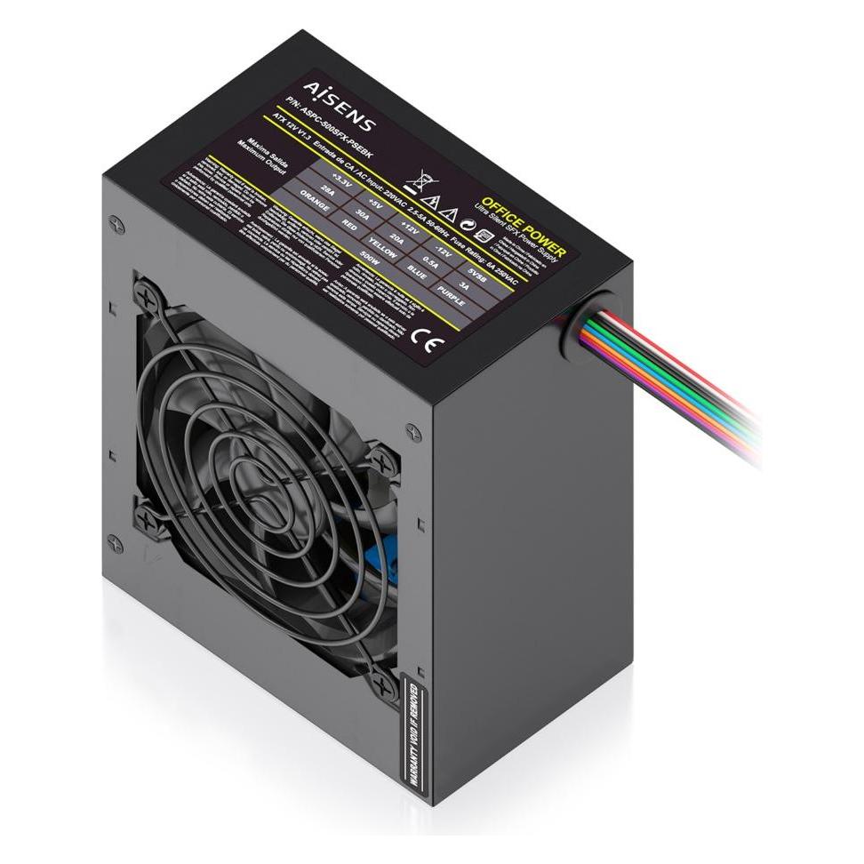 Aisens ASPC-500SFX-PSEBK (500 W) (ASPC-500SFX-PSEBK)