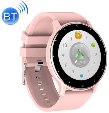 Inspired Deals ZL02 Smart Fitness Watch With Heart Rate Monitor And Blood Oxygen Monitor Bluetooth Sports Tracker pink