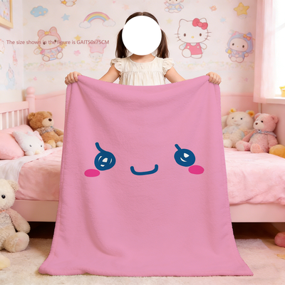Shop Station Tamagotchi Blanket Soft Anime Throw Blanket For Bed, Sofa & Cozy Home Decor pink 29.53 39.37 In