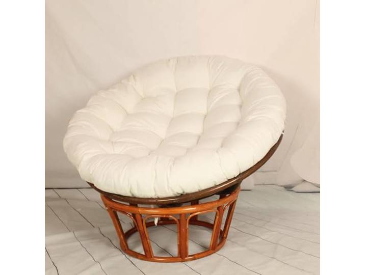 YHXAIQ Outdoor Runden Kissen für Hängesessel/Schaukelstuhl - Verdickung Polyester+Baumwolle Sitzkissen, Gartenstuhl Polster & Bodenkissen(Beige,160 x 160 cm)