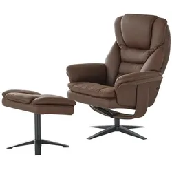 Primo Drehsessel mit Hocker  Henry ¦ creme