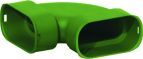 Wolf CWL Excellent Bogen 90 degrés, pour conduit plat, 50 x 100, horizontal