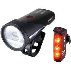 Sigma Sport Akku-Beleuchtungsset AURA 100 USB + BLAZE LINK