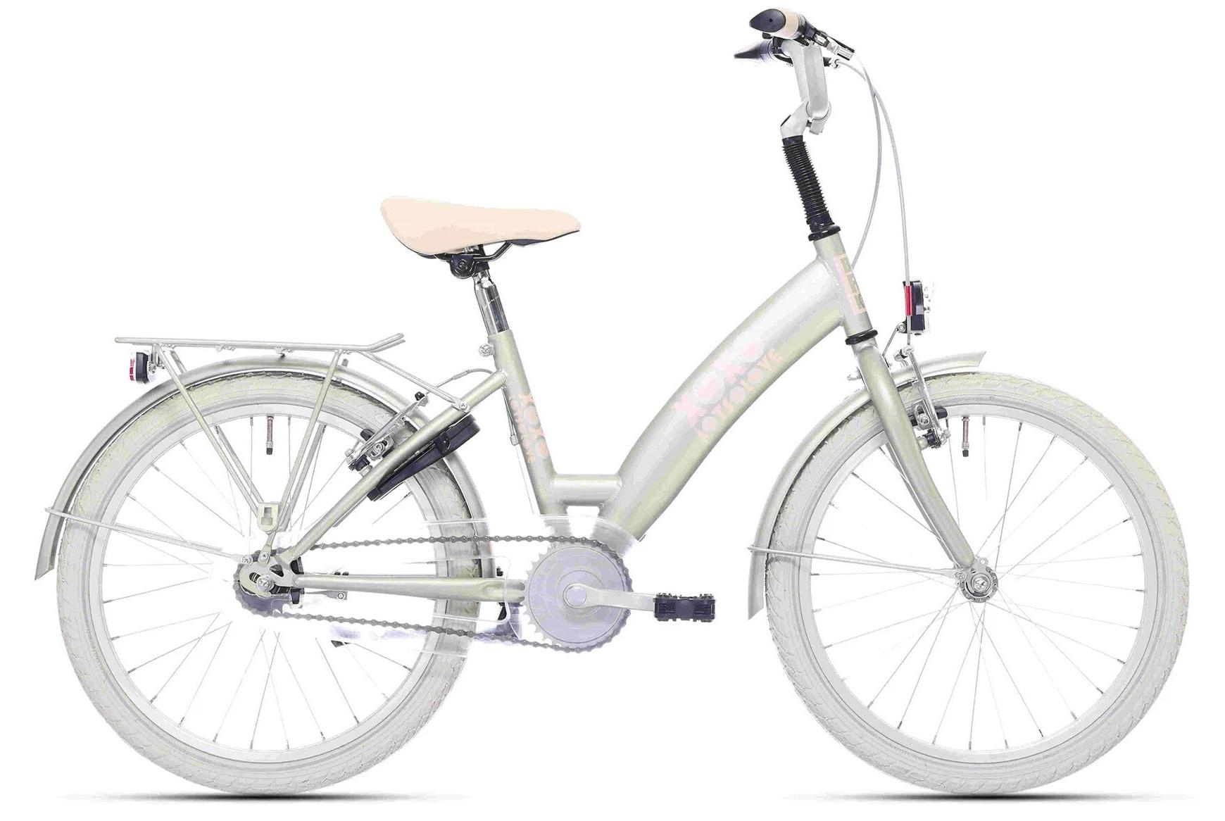 Bikefun Kinderfahrrad Lots of Love 20 Zoll mit Bremsnabe - Desert Sage