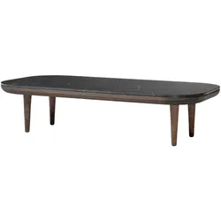 &Tradition Fly SC5 Couchtisch, eiche geräuchert / honed nero marquina marmor