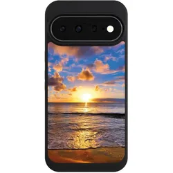 Nivocase Handyhülle für Google Pixel 11 Pro XL Hülle NIVOpure Case Schwarz Meer Sonnenuntergang Strand (Google Pixel 11 Pro XL), Smartphone Hülle, Schwarz