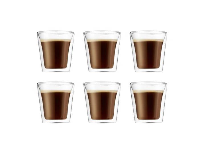Bodum Canteen Lot de 6 verres à double paroi - 100 ml