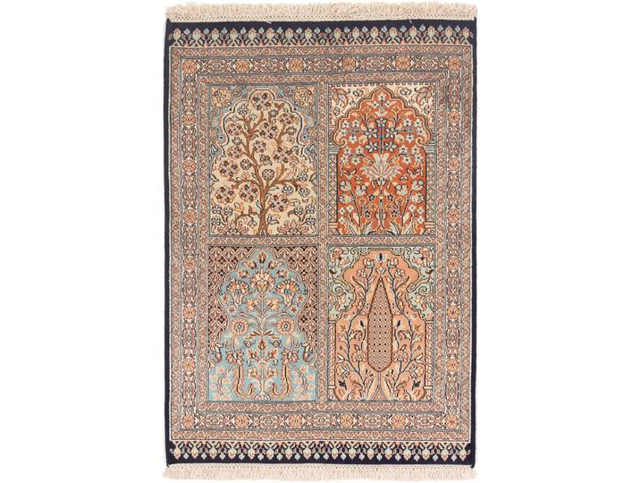 Kaschmir Seide Teppich 62x91 Handgeknüpft Orientteppich Seide