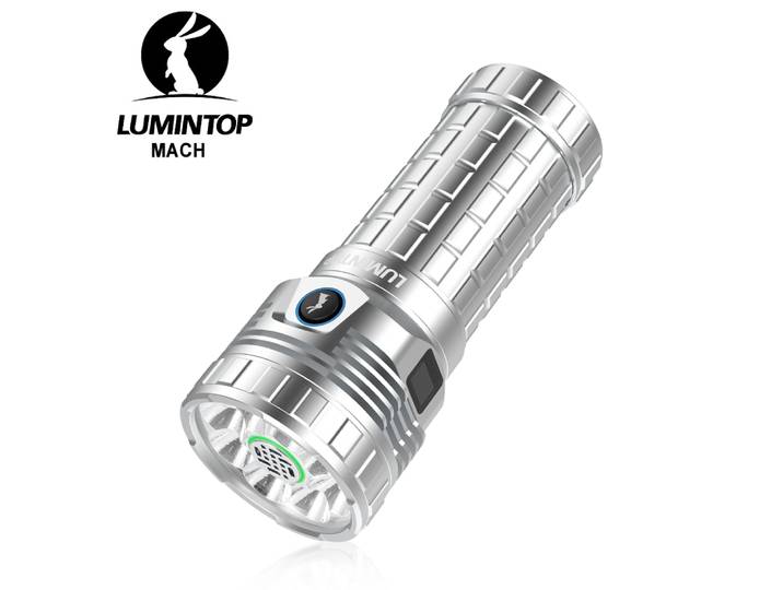 Lampe de poche LED EDC, Type USB C, lampe rechargeable, 46950 Li-ion, lanterne de Camping en plein air, 26000 Lumen, torche puissante, MACH V2.0