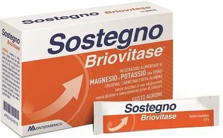 Briovitase Sostegno Integratore Magnesio e Potassio 14 Bustine