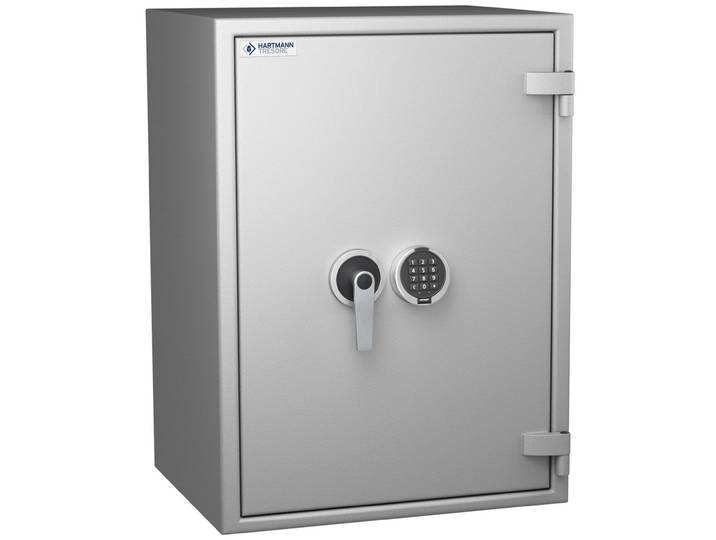 Hartmann Tresore Coffre-Fort de sécurité Protect Duo 123 L serrure électronique - Classe 0 Anti-effraction + ignifuge - Gris