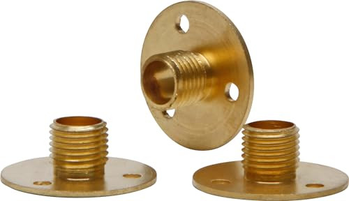 Kopp Kopp opname voor E14 en E27 lampfittingen, metaal, messing, 3 stuks