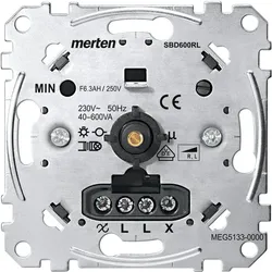 Merten, Lichtschalter + Storenschalter, Drehdimmer-Einsatz