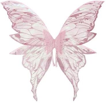 Inspired Finds Sparkling Fairy Butterfly Wings Costume For Halloween, Cosplay And Dress Up Parties pink