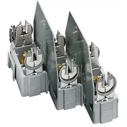 Hager, Sicherung, HAG L00M 3x125A 16qmm NH-Sicherungsunterteil NH00 (125 A)