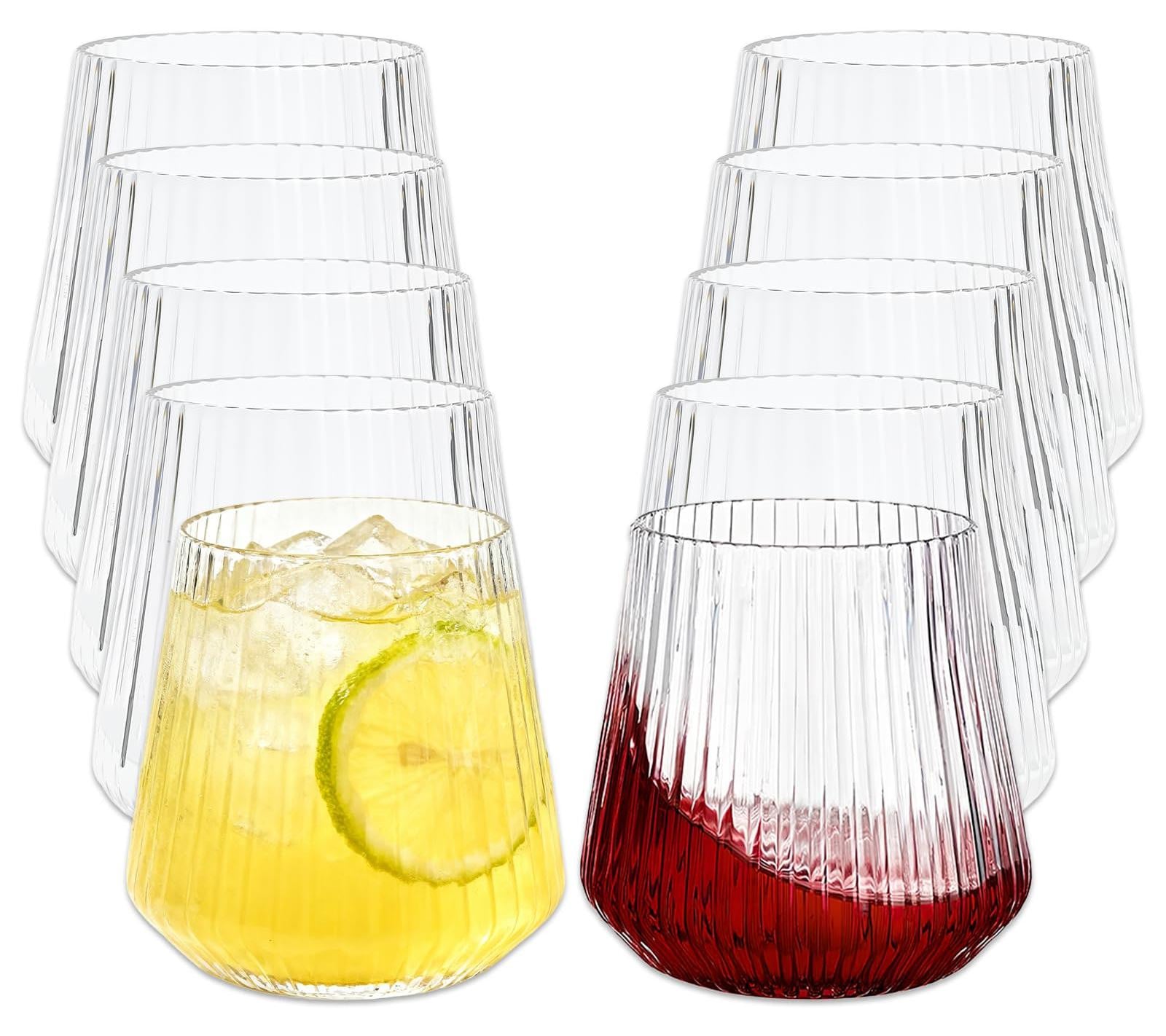 Dripio Plastic wijnglas, 414 ml