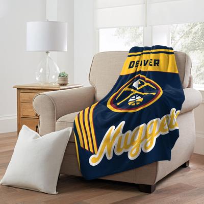 Sweet Home Collection "NBA Denver Nuggets 46"" x 60"" Microfiber Throw Blanket"