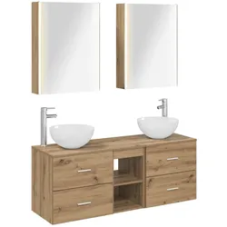 vidaXL, Badmöbelset, Badezimmer Set