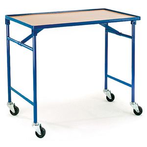 Rollcart Tischwagen 06-7016, klappbar, 1 Etage, Tragkraft 150kg, 1000 x 600mm