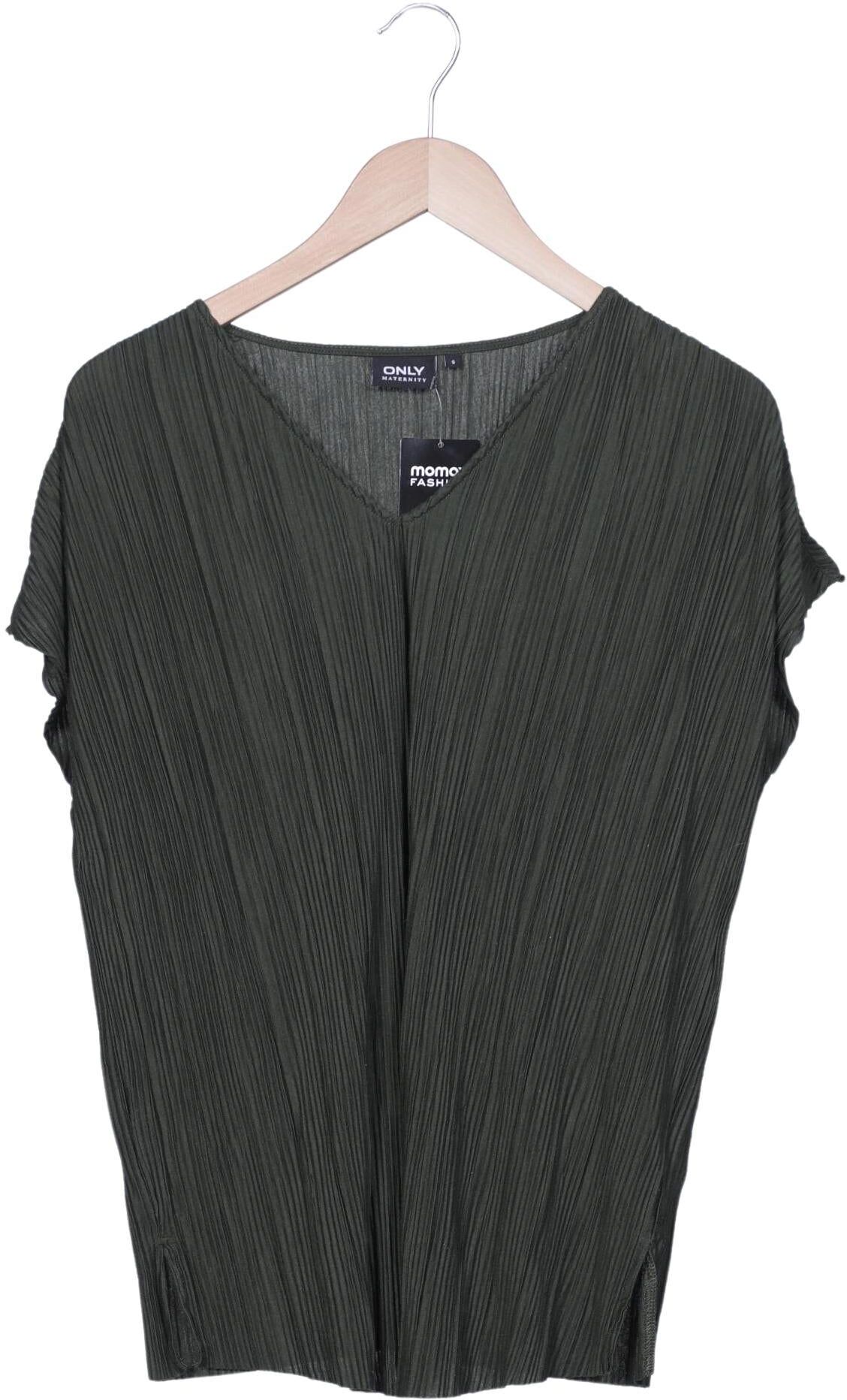 Only Maternity Damen T-Shirt, Grün, Gr. S, Synthetik / Viskose - Second Hand