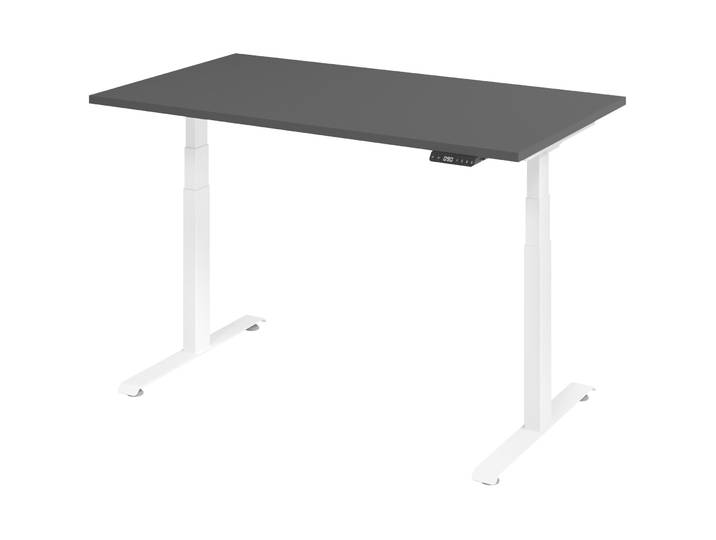 Schreibtisch Office Graphit elektrische Höhenverstellung 140 x 80 cm - Schreibtisch