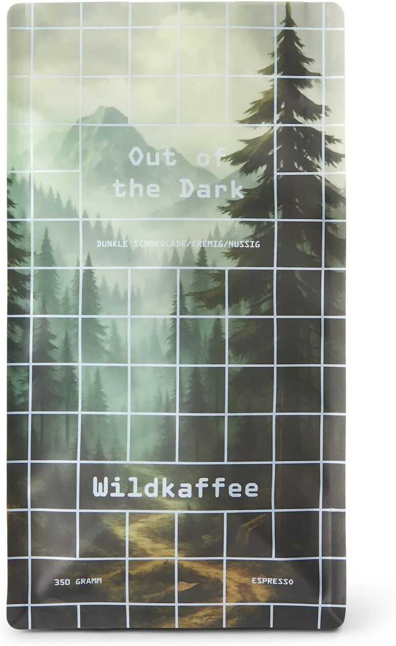Wildkaffee - Out of the Dark Espresso - 350 g Ganze Bohne - Intensität: 5/6