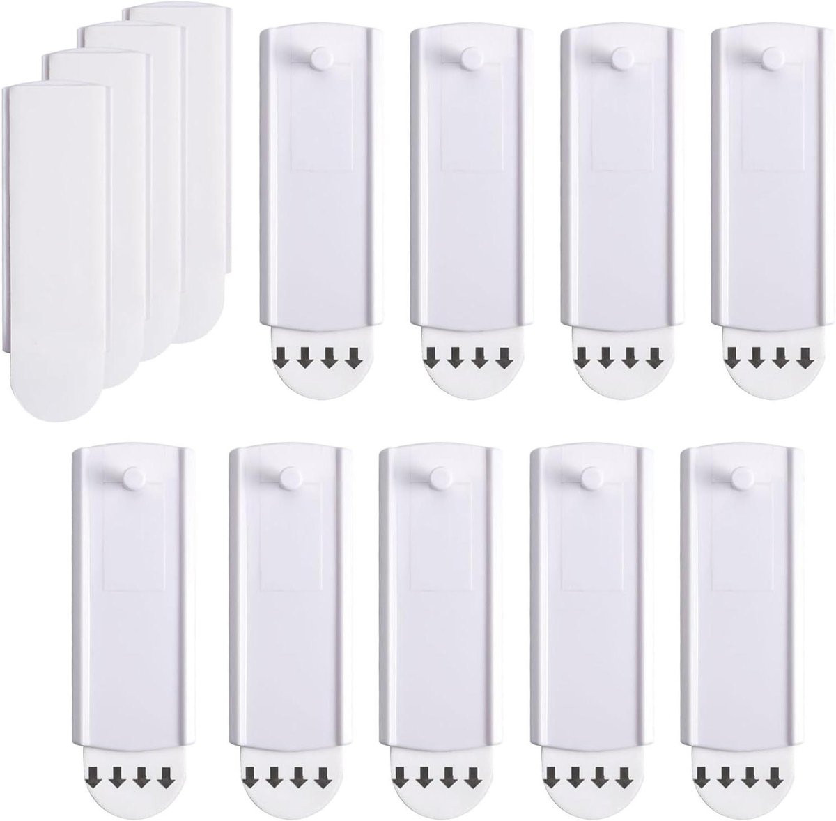 Allecto Plus Zelfklevende Fotohaken voor Muur - Set van 12 stuks - Draagvermogen 2 kg