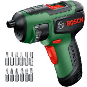 Bosch Akkuschrauber PSR Select, 0603977100, 4 V / 2,0 Ah, mit LED-Licht und Bitset, 7,5 Nm