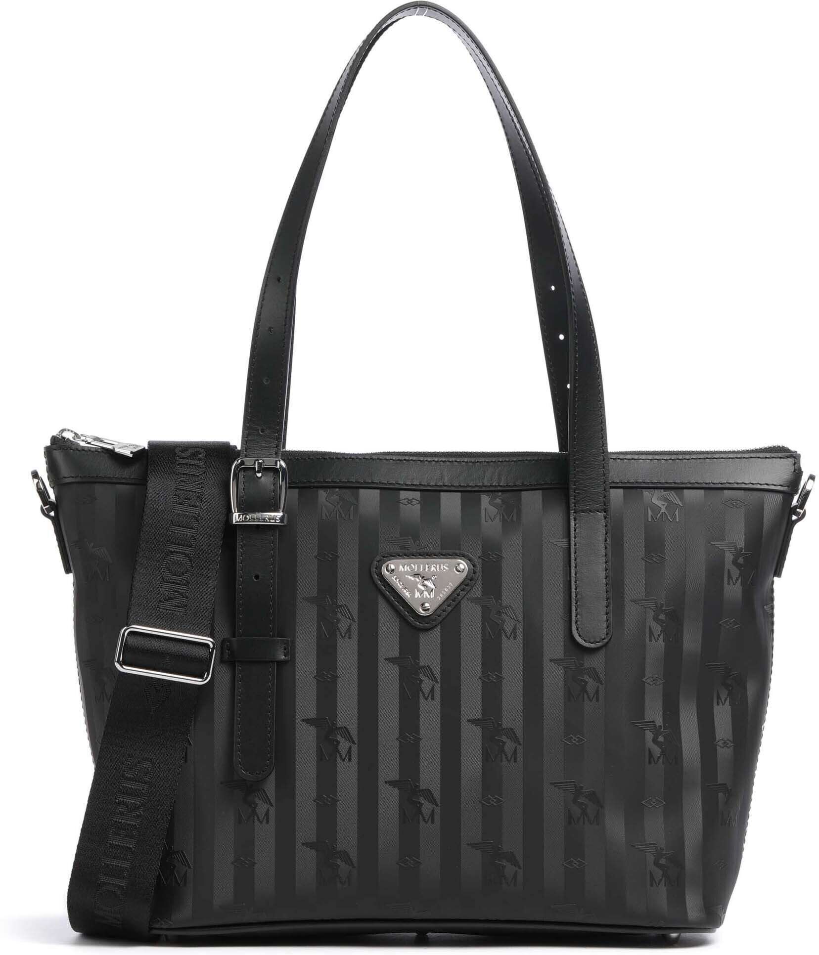 Maison Mollerus Vinerus Vallon Shopper, schwarz