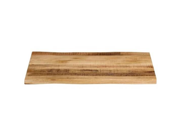 KTHLBRH Tischplatte mit lebenden Kanten, 70 x 60 x 2,5 cm, Massivholz Ersatzplatte, strapazierfähiges tropisches Holz, pflegeleichte Oberfläche, natürliche Oberfläche