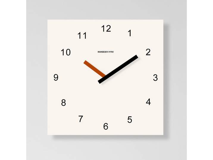 Nouvelle Horloge Murale Sans Perçage 2026 – Design Carré Moderne et Simple, Horloge Murale Créative pour Salon et Décoration Intérieure