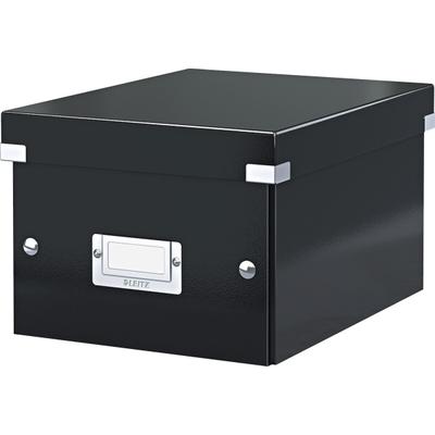 LEITZ Ablagebox Click & Store A5 schwarz Packung mit 6 Stück