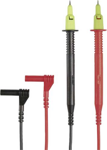 Gossen Metrawatt KS17-2 Sicherheits-Messleitungs-Set Prüfspitze 4 mm-Stecker 130.00cm Schwarz, Rot 1St.