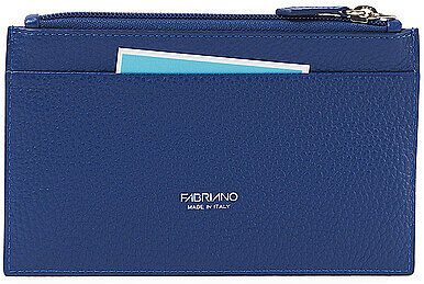 FABRIANO Kartenetui mit Reißverschluss Blue blau EG