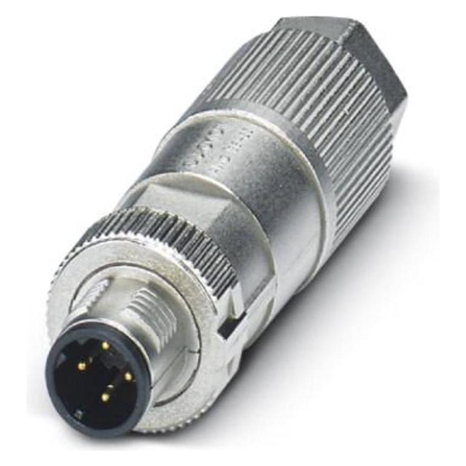 Phoenix Contact Phoenix 1411068. Stecker: M12, Farbe des Produkts: Silber, Material: Zink. Gewicht: 39 g, Äußeres (1411068)