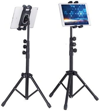 LightInthebox Universal Tripod Stand Retractable Adjustable 180 Degree Rotating, Tablet Mount Holder, Suitable For Cell Phone Tablet iPad