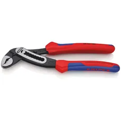 KNIPEX Alligator Wasserpumpenzange mit Mehrkomponenten-Hüllen schwarz atramentiert 180 mm - 8802180